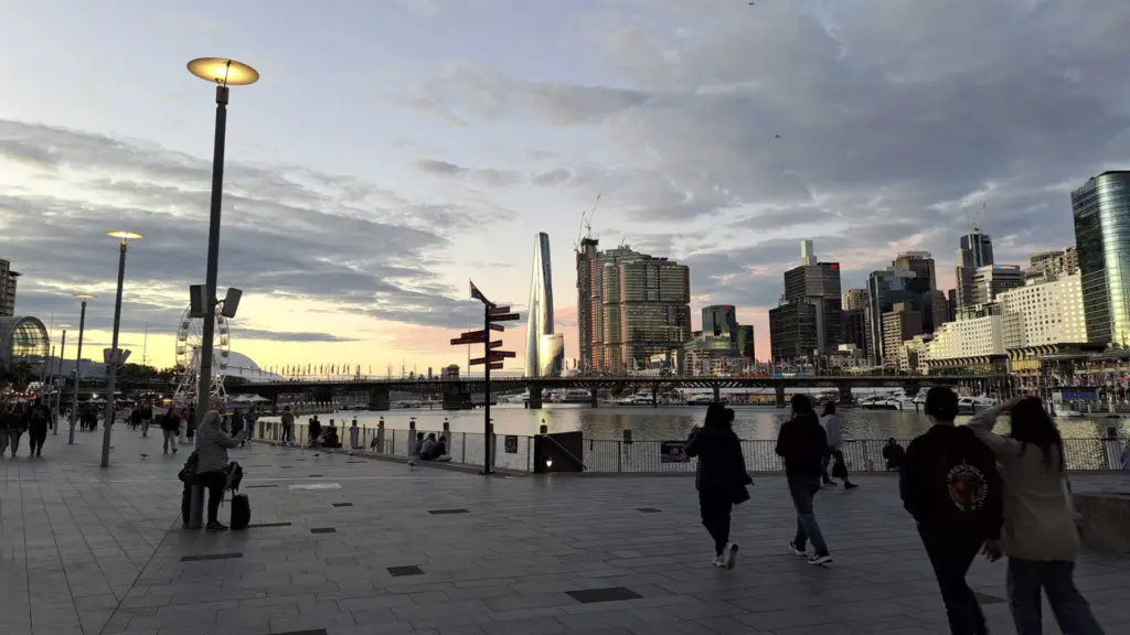 On Image: A view on Australian harbour