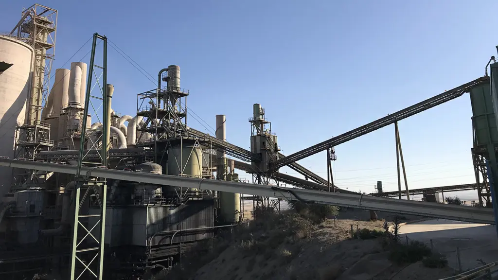 On Image: LafargeHolcim cement factory