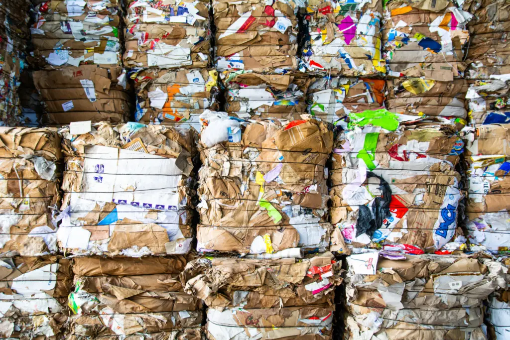 On Image: Storage of paper bales